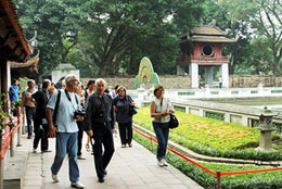 Khách quốc tế đến Hà Nội tăng hơn 12% năm 2013