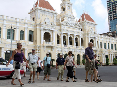 1,16 triệu du khách quốc tế đã tới TP. Hồ Chí Minh trong quý I/2014 