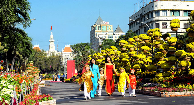 Ho Chi Minh City’s Tet flower street to be held on Nguyen Hue Street 
