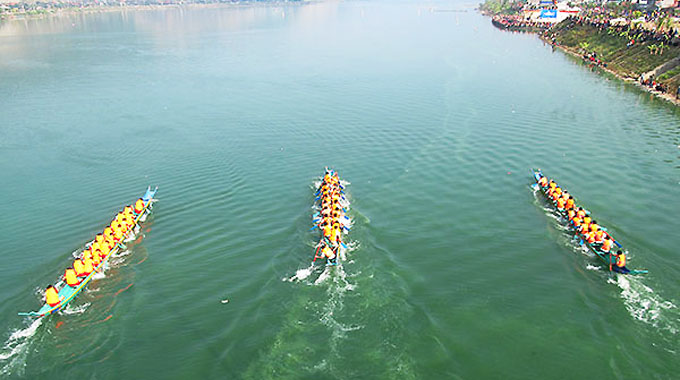 Lễ hội Đua thuyền đuôi én lần thứ 2 sắp diễn ra tại Mường Lay (Điện Biên)