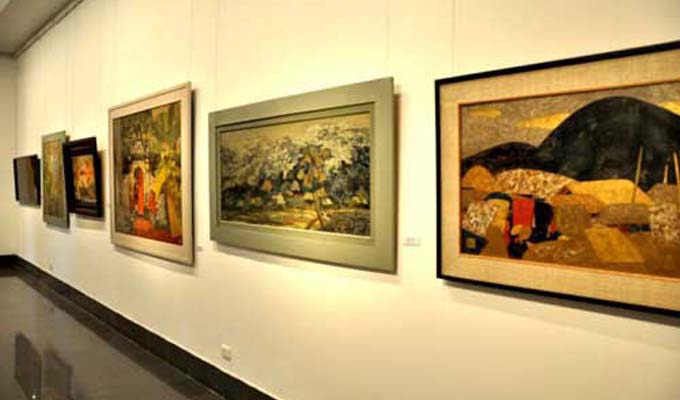 Triển lãm tranh sơn mài của các nghệ sỹ Việt Nam tại Hàn Quốc 