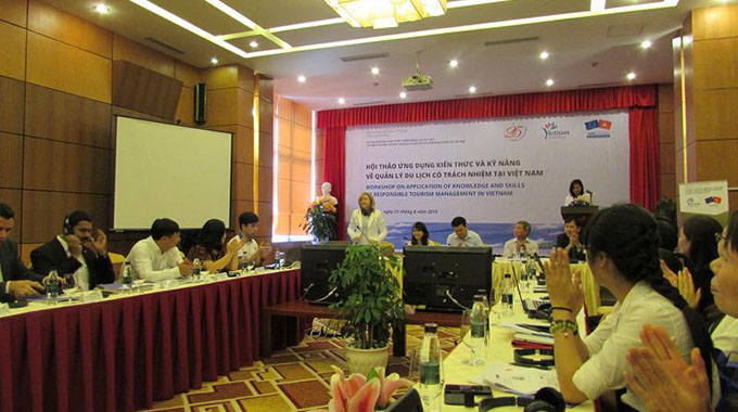 Hội thảo “Ứng dụng kiến thức và kỹ năng về Quản lý Du lịch có trách nhiệm tại Việt Nam”