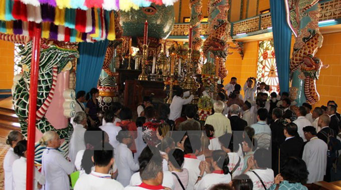 Cao Dai Tay Ninh Church celebrates annual festival