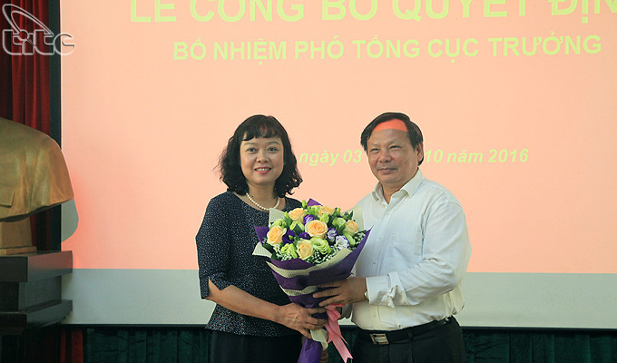 Tổng cục Du lịch công bố Quyết định bổ nhiệm Phó Tổng cục trưởng Nguyễn Thị Thanh Hương