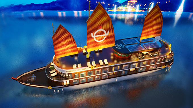 Emperor Cruises to set sail on Bai Tu Long Bay