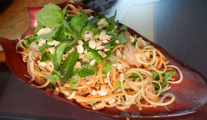Banana blossom salad – a specialty of Viet Nam cuisine