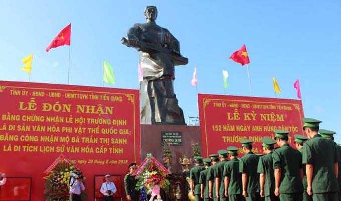 Công nhận Lễ hội Trương Định là Di sản văn hóa phi vật thể quốc gia
