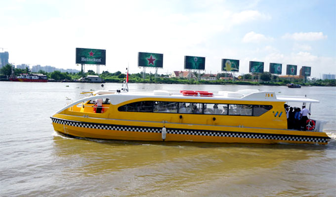 Discovering the first water bus route in HCMC