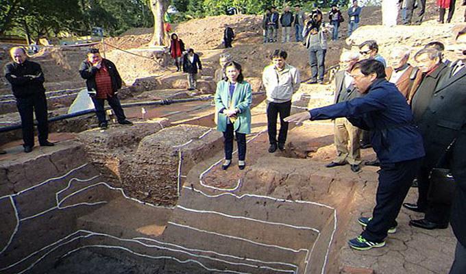 More archaeological relics uncovered at Kinh Thien Palace