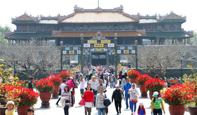 Nearly 120,000 visitors to Hue city over Tet holidays