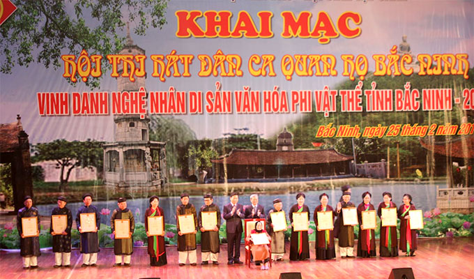 Bac Ninh honours 47 intangible cultural heritage artisans