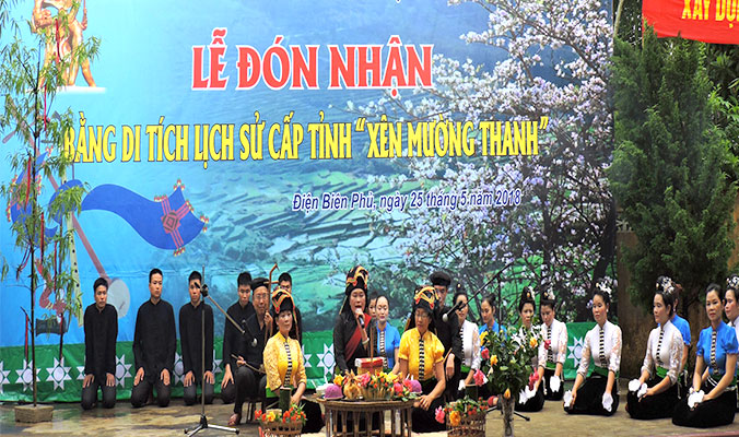 Traditional Xen Muong festival of Thai people in Dien Bien