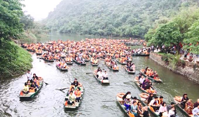 Ninh Binh welcomes over 7.3 million visitors during 2018