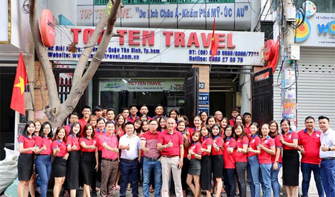 Top Ten Travel  - Đơn vị kinh doanh dịch vụ du lịch hàng đầu tại Việt Nam