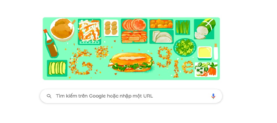 Chiến dịch “Tôi yêu bánh mì” và Google đưa bánh mì thành hình Doodle ở 12 quốc gia trên thế giới