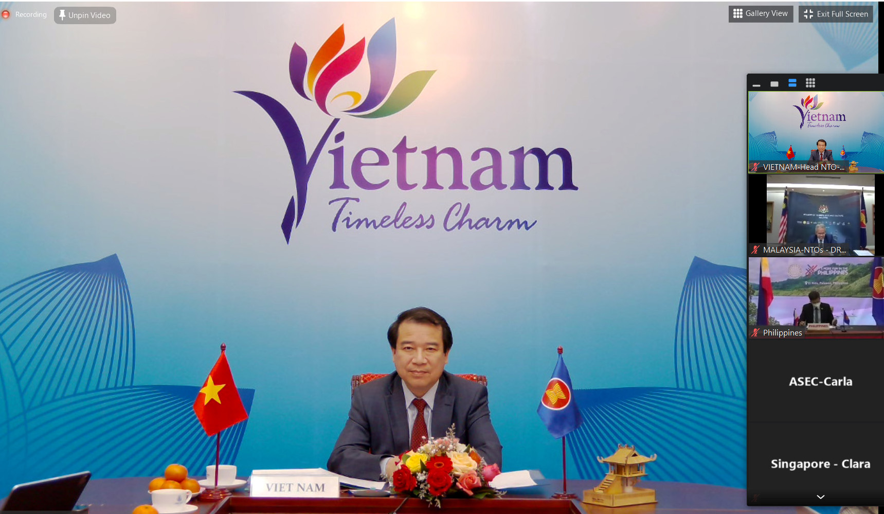 VNAT’s Vice Chairman Ha Van Sieu attends 53rd ASEAN NTOs Meeting