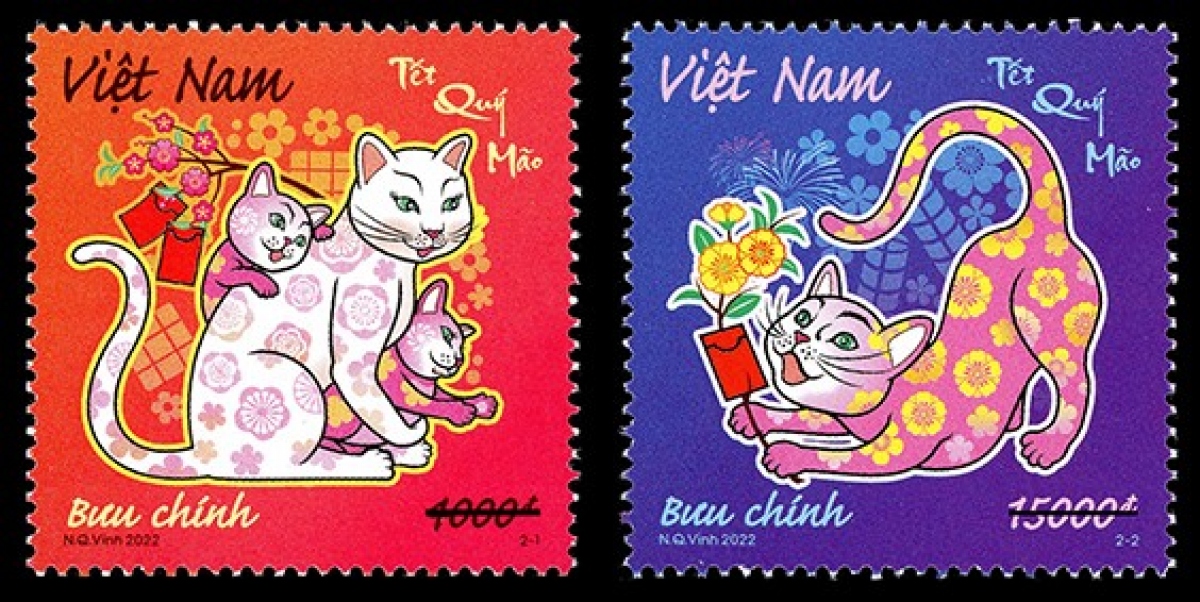Year of Cat stamp collection released ahead of Lunar New Year