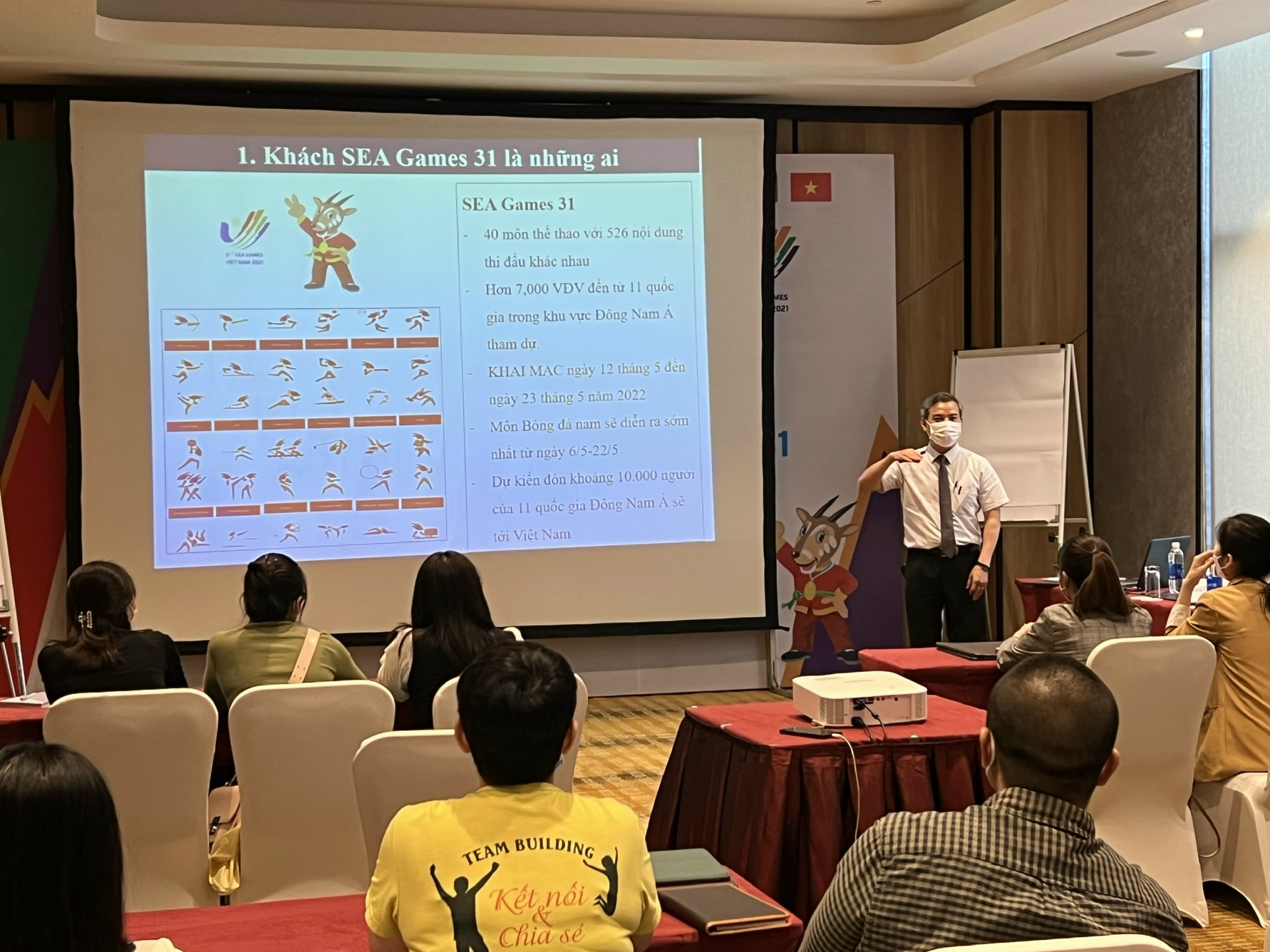 Professional training for accommodation staffs to prepare for 31st SEA Games