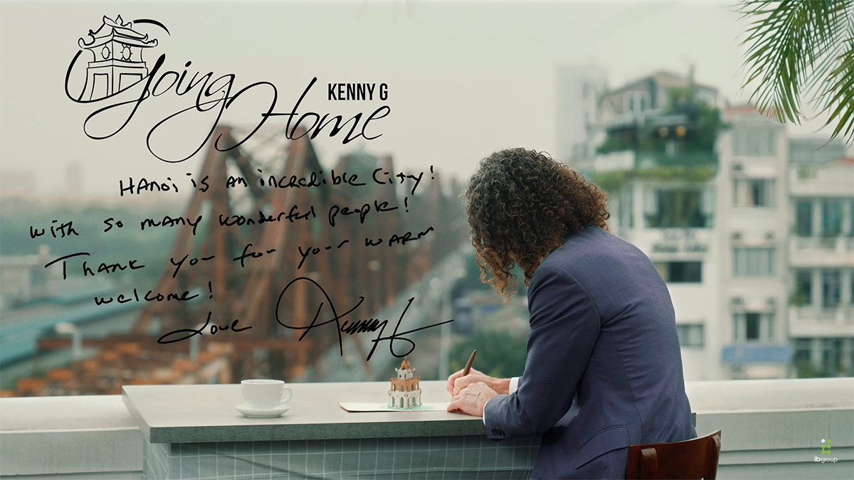 Dreamy Ha Noi appears in MV “Going Home” by Kenny G