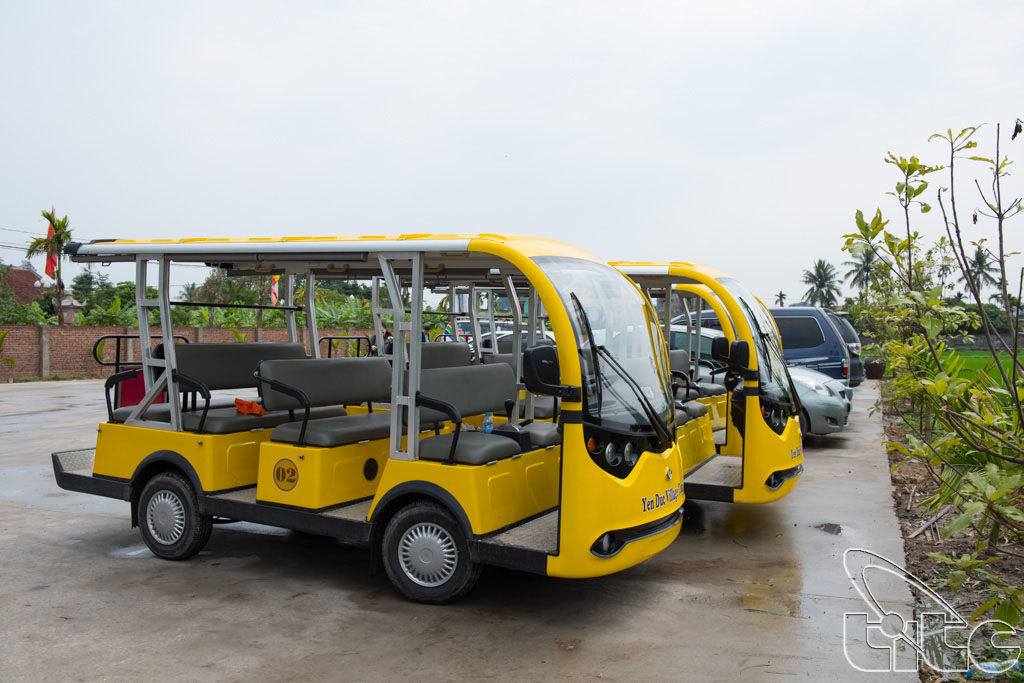Tramcars to serve visitors to travel around Yen Duc Village