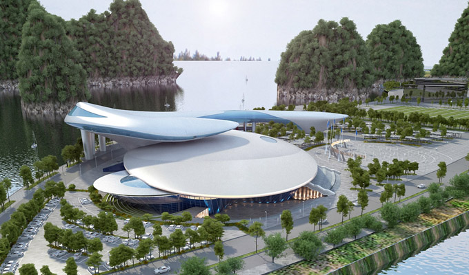 广宁省规划与展览宫——下龙市充满魅力的一个新旅游目的地