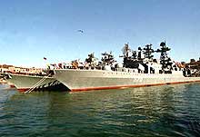 Russian naval ships visit Danang City 