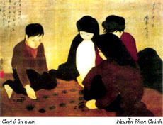 Vietnamese silk paintings exhibited in France 