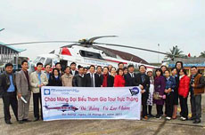 First helicopter tour launched 