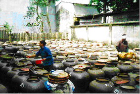 Hung Yen's unique Ban soy sauce village