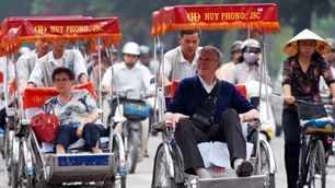 The cyclo in Vietnam 