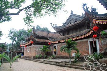At peace at Tay Phuong pagoda