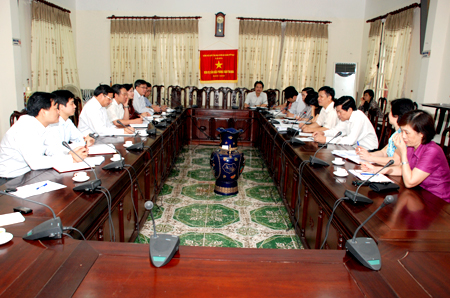 TCDL làm việc với Sở Văn hóa, Thể thao và Du lịch Hà Nội về công tác phục vụ Đại lễ 1.000 năm Thăng Long – Hà Nội