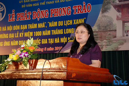 Hà Nội phát động phong trào ''Người Hà Nội đón bạn thăm nhà'' và ''Năm Du lịch Xanh''