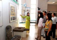 Khánh thành hai phòng trưng bày mẫu văn hóa Óc Eo và văn hóa Chămpa
