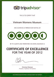 Bảo tàng Phụ nữ Việt Nam - Điểm du lịch hấp dẫn nhất Hà Nội năm 2012 