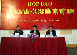 Liên hoan Văn hoá các dân tộc Việt Nam với chủ đề “Vận hội năm Rồng”