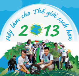 Việt Nam hưởng ứng Chiến dịch Làm cho thế giới sạch hơn năm 2013