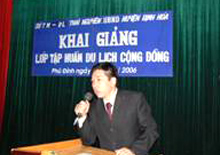 Đào tạo nguồn nhân lực du lịch cộng đồng Thái Nguyên 2006