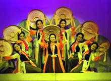 Đoàn ca múa nhạc dân tộc Việt Nam biểu diễn tại Nhật Bản