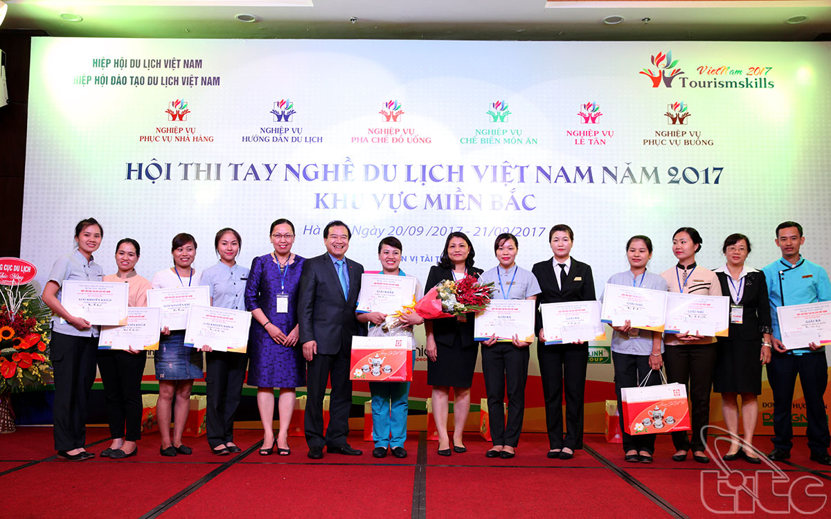 Hội thi tay nghề du lịch Việt Nam năm 2017 khu vực miền Bắc (Ảnh: Anh Dũng - Thu Thủy)