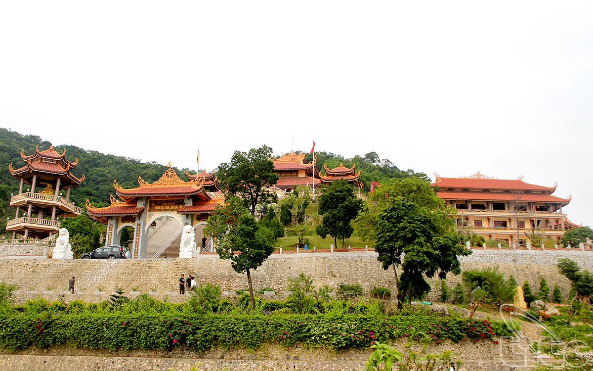 Chùa Cái Bầu - Thiền viện Trúc Lâm Giác Tâm - Quảng Ninh (Ảnh: Huy Hoàng)